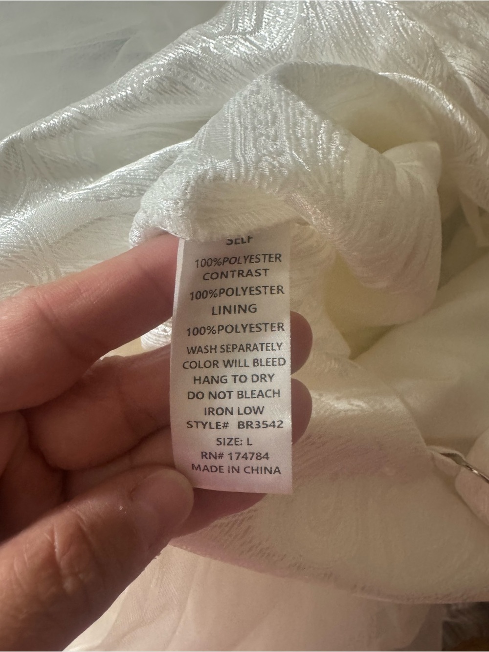 White Floral Appliqué Tulle Bridal Romper Gown - Picture 8 of 8